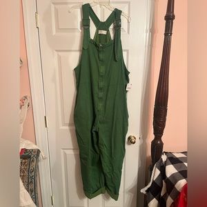 free people hunter denim overalls